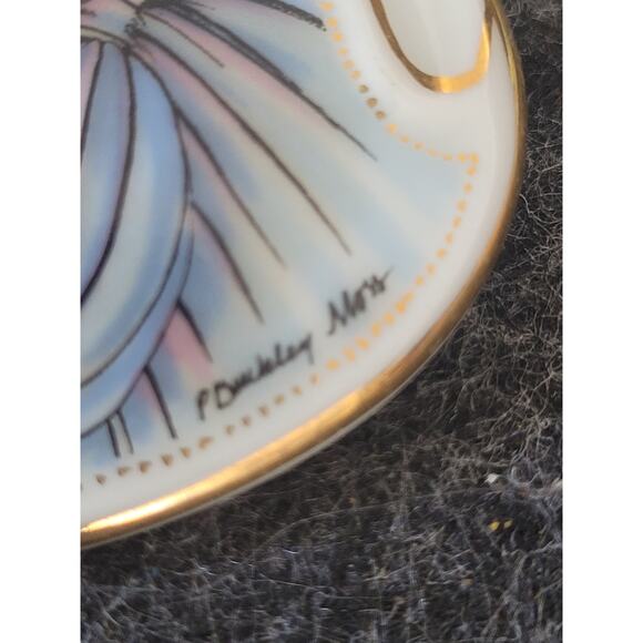 Vintage P. Buckley Moss 1990 Brooch Painted Mother Daughter Newborn - Picture 6 of 6